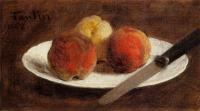 Fantin-Latour, Henri - Plate of Peaches